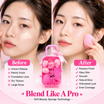 Sweet Beauty 7-in-1 Mini Makeup Tool Set