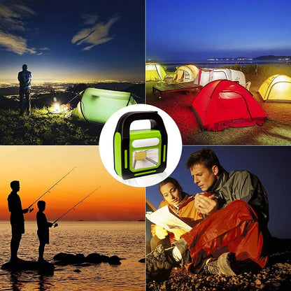 Solar Rechargeable 3-in-1 Emergency Light - Hurry Bolt Portable LED Work Light, Torch & Power Bank