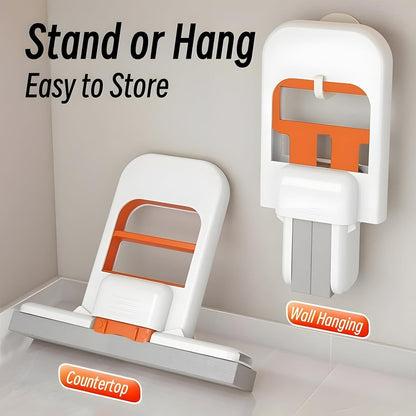 Mini Foldable Desktop Mop – Portable Mini Cleaning Sponge Mop bathroom tiles, and small spaces