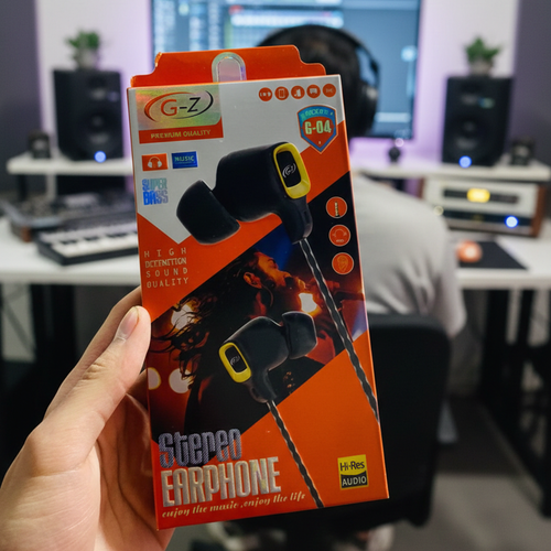 G‑Z Mode G‑04 Stereo Earphones | Wired Hands‑Free | 3.5mm Jack | Clear Sound