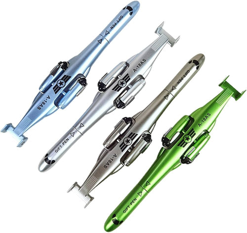 Airplane Design Metal Ballpoint Pen – Creative Aircraft Shape Gift Pen for Kids & Adults | 1Pc