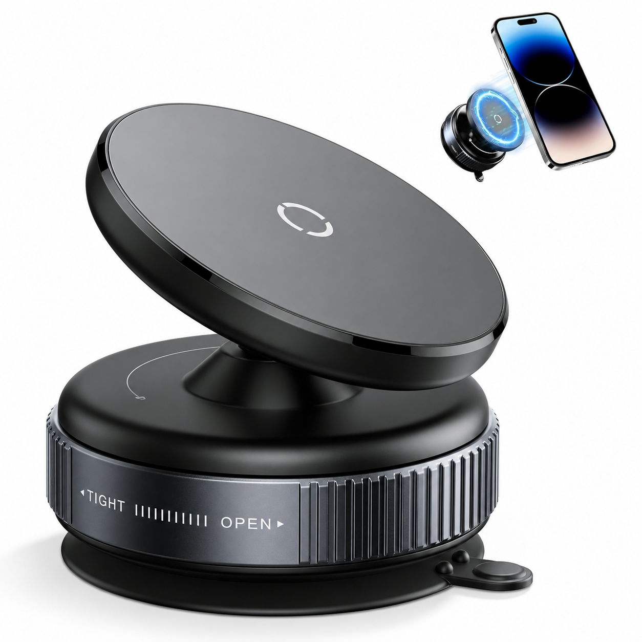 360 Vacuum Magnetic Car Phone Holder
