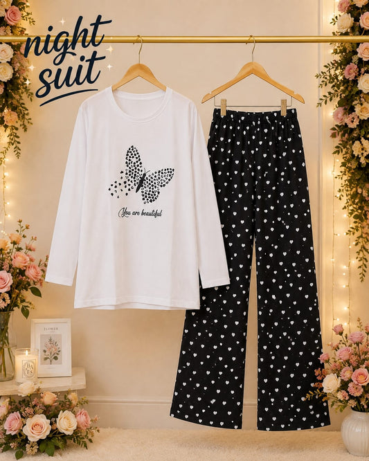 Lady Printed Night Suit