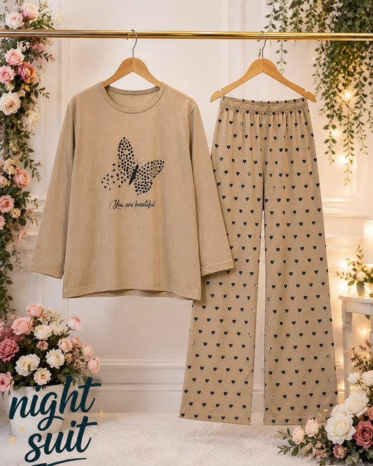 Lady Printed Night Suit