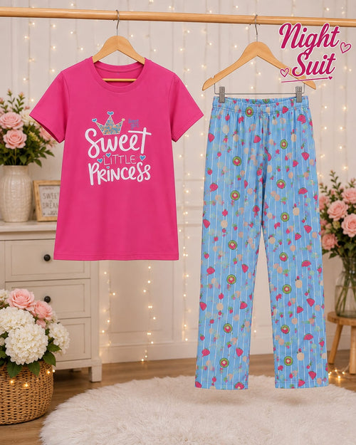 Lady Printed Night Suit