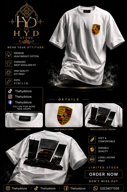 Porsche 911 Oversized T-Shirt