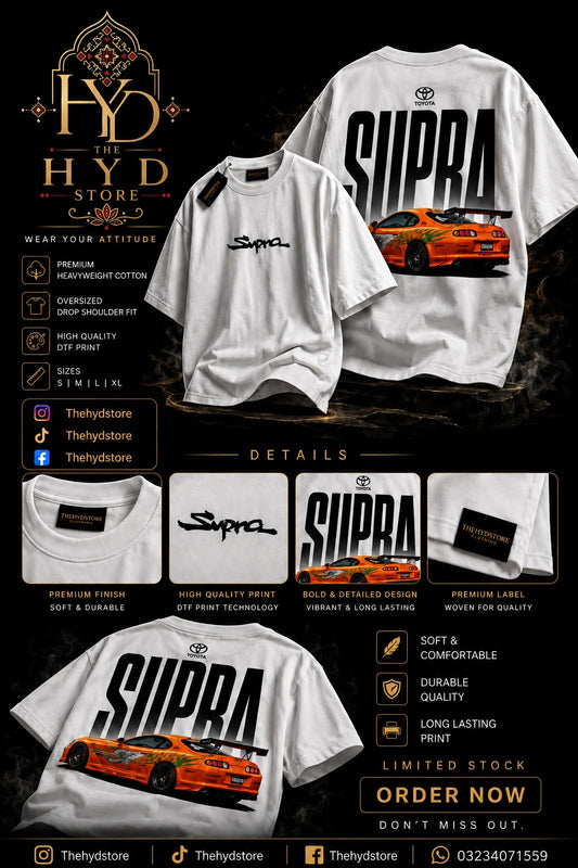 Toyota Supra MK4 Oversized T-Shirt