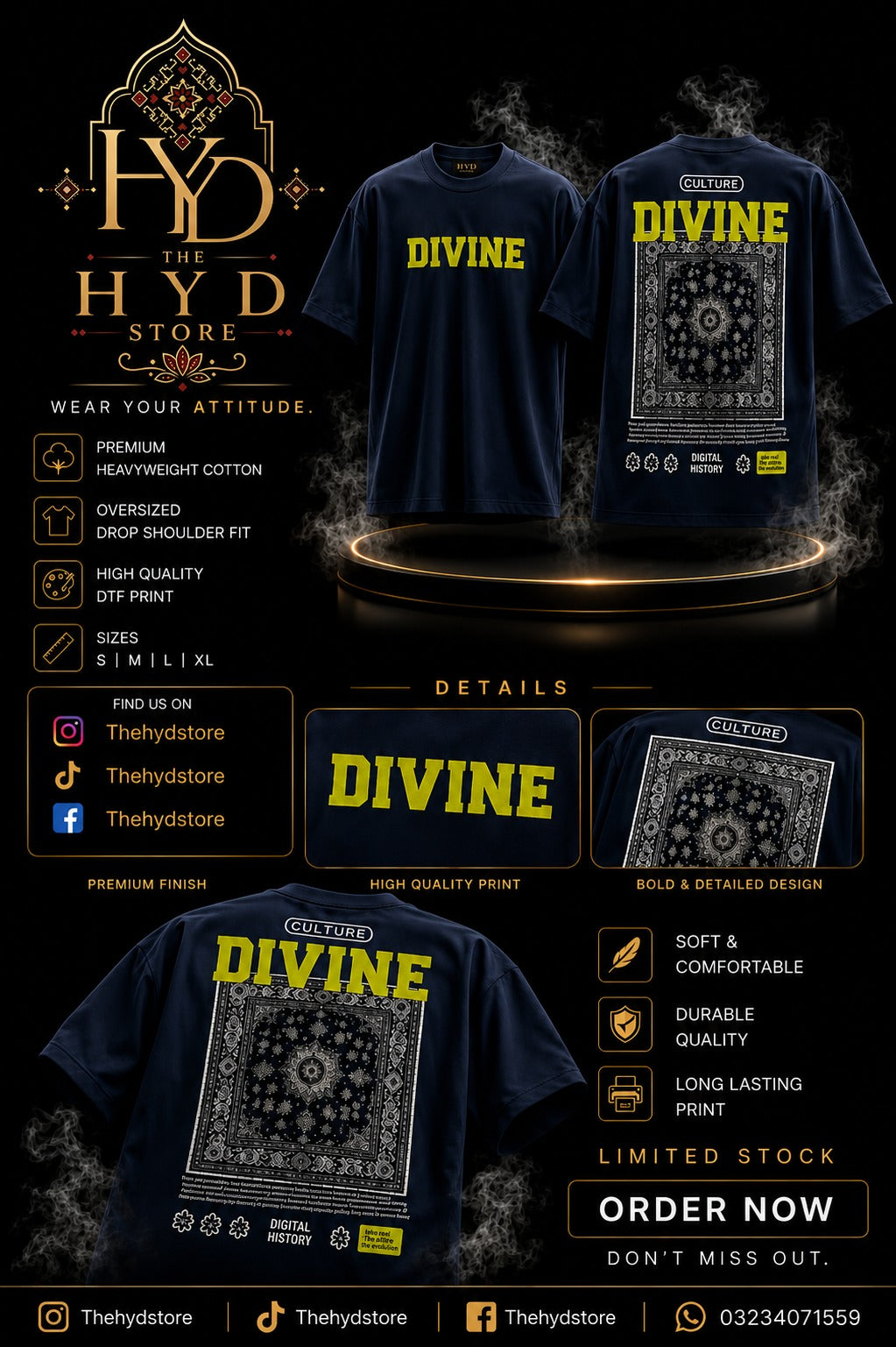Divine Oversized T-Shirt