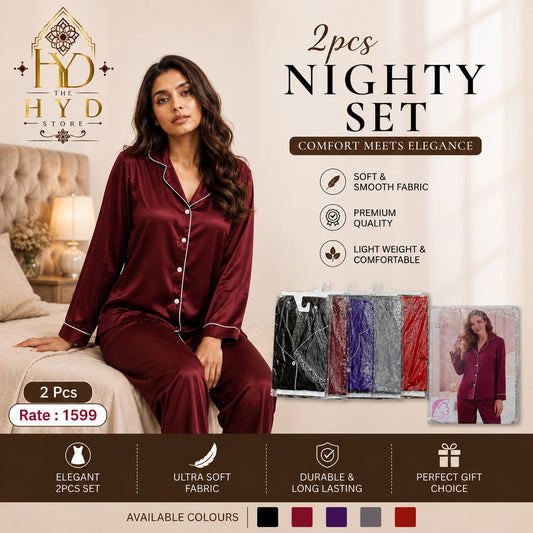 2Pcs Nighty Set