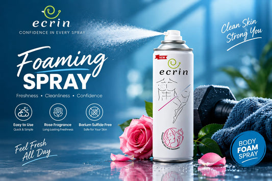 Ecrin Hair Removal Foaming Spray - Rose Fragrance