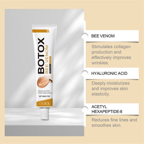 Botox Bee Venom Wrinkle Cream | Anti‑Aging Moisturizer | Collagen Boost | Reduce Wrinkles & Fine Lines 20gm