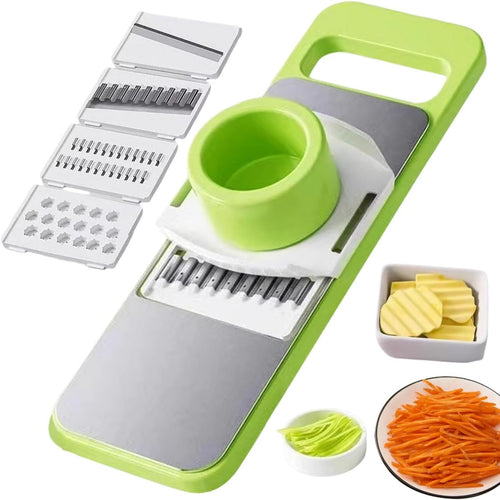 5in1 Vegetable Cutter | Multifunctional Stainless Steel Vegetable Cutter & Slicer | Kitchen Tool